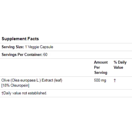California Gold Nutrition, Olive Leaf Extract, EuroHerbs, European Quality, 500 mg, 60 Veggie Capsules (CGN01113): Країна виробник США
