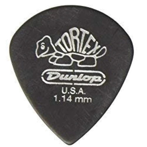 Медиатор Набор медиаторов DUNLOP 482P1.14 TORTEX PITCH BLACK JAZZ PLAYERS PACK 1.14