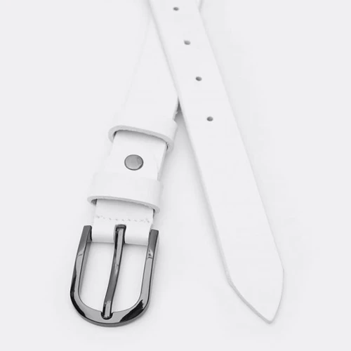 Женский ремень Borsa Leather белый (V1FX32-white): Пол Женский