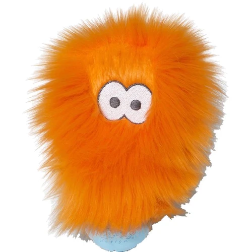 Игрушка для собак West Paw Rosebud Orange Fur Пищалка Роузбуд пушистый Оранжевый 17 см (DD005ORF)