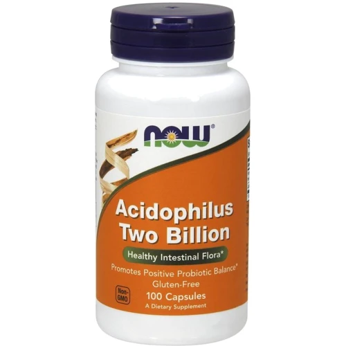 NOW Foods Acidophilus 2 billion 100 caps (Пробиотики)
