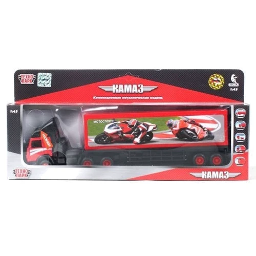 Автомодель Технопарк - КАМАЗ ФУРА АВТОРАЛЛИ (свет, звук) (CT10-108-7/2)