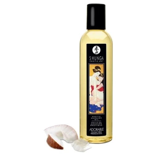 Массажное масло Shunga Adorable - Coconut thrills (250 мл)