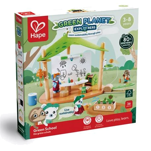 Игровой набор Hape Школа Зеленой планеты (E3428)