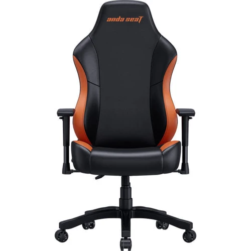 Кресло игровое Anda Seat Luna Color Size L Black/Orange PVC фото 4