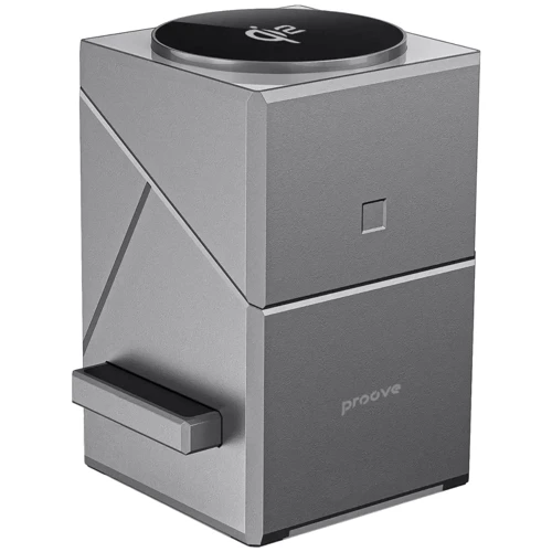 Зарядное устройство Proove Wireless Charger Iron Hide 3 in 1 Qi2 Gray (WSIH15000003): Особенности Для Apple Watch, MagSafe