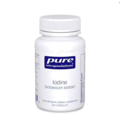 Pure Encapsulations Iodine (potassium iodide) 200 mg 120 caps Йод (Йодид калия) (PE-00382)