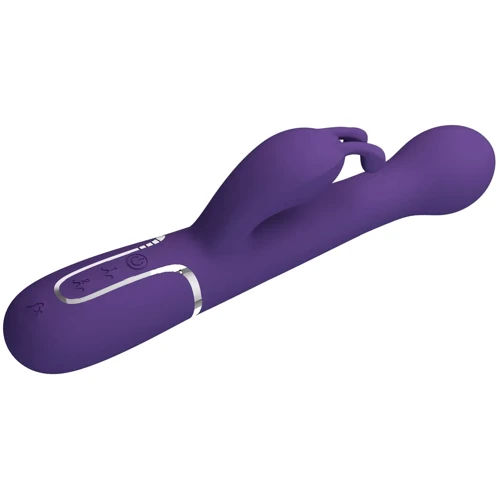 Вибратор с ротацией и толчками LYBAILE Pretty Love Dejon Dark Purple (BW-500014-2)