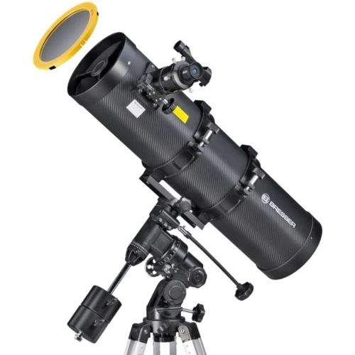 Телескоп Bresser Pollux 150/750 EQ3 Solar Carbon із сонячним фільтром та адаптером для смартфону (4650: Виробник Bresser