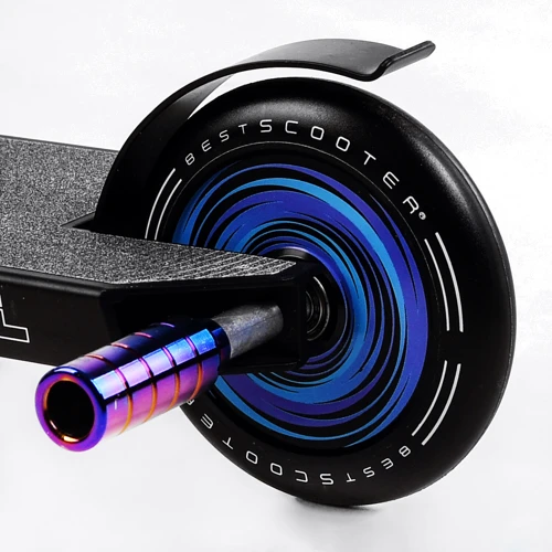 Самокат трюковий Best Scooter Portal Black and blue (114052): Матеріал коліс поліуретан