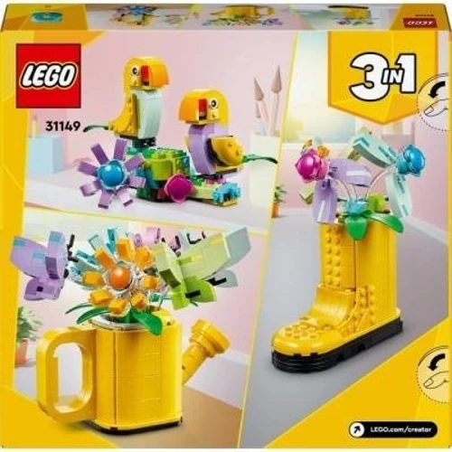 Конструктор LEGO Creator Квіти у лійці 420 деталей (31149)