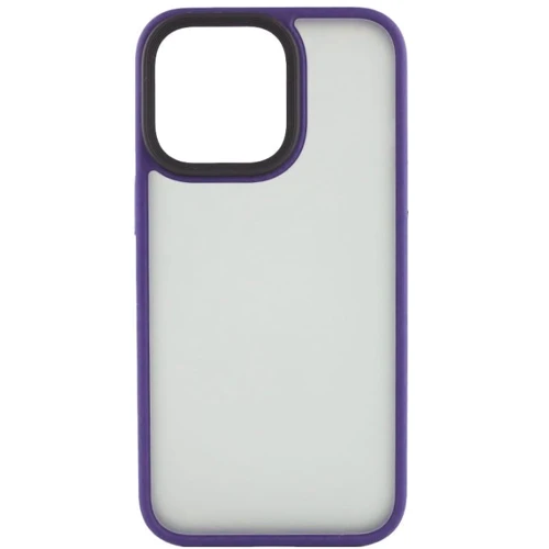 Чохол для iPhone Mobile Case TPU+PC Metal Buttons Dark Purple for iPhone 14 Plus