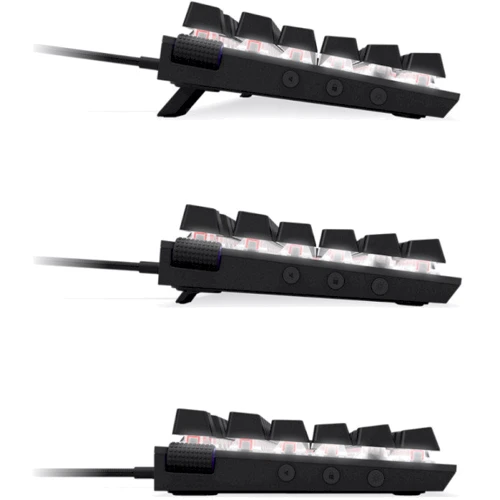 Клавиатура NZXT Compact Gateron Red Switches US EN Layout Black (KB-175US-BR): Интерфейс подключения USB