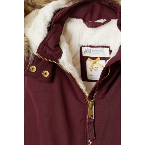 Куртка H&M 912-6277598 92 см бордовая: Тип Куртки