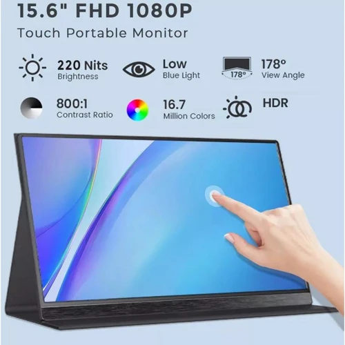 Монитор Sibolan S27b-2 Portable Touchscreen Monitor: Формат изображения 16:9