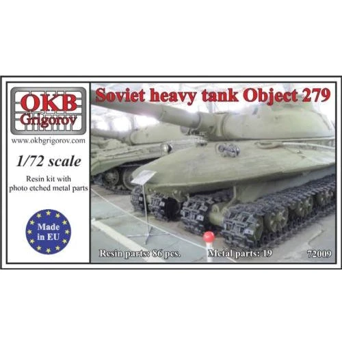 Советский OKB Grigorov тяжелый эксперементальный танк "Объект 279"