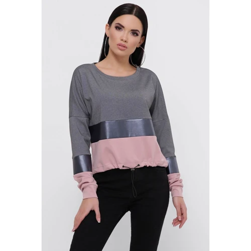 Свитшот FashionUp KF-1802A-42 42 серый