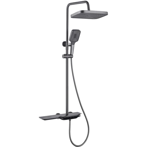 Душевая система Lefton Thermostatic Shower System with Temperature Display & LED Light-SST2207 Grey