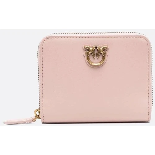 Женский кошелек PINKO TAYLOR ZIP AROUND VITELLO SETA розовый (100249A0F1O81Q)
