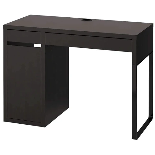 Письменный стол ІКЕА Micke 105х50 см Черно-коричневый (10244743)
