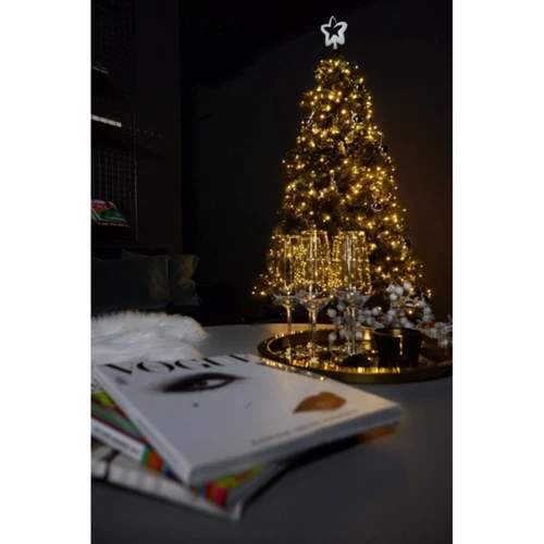 Гирлянда Smart LED Twinkly Strings AWW 400 Gen II IP44 длина 32м кабель черный фото 8