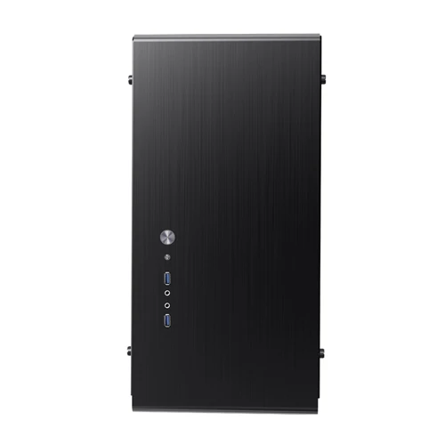 Корпус Jonsbo U5 Aluminum Black: Материал передней панели алюминиево-магниевый сплав