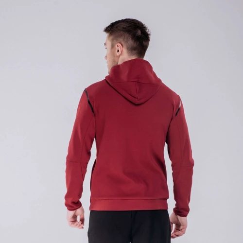 Спортивна кофта Peak FW683791-RED 48 червона на блискавці з капюшоном: Склад поліестер, бавовна