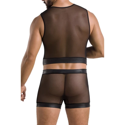 Изысканный комплект Passion 053 SET WILLIAM black S/M