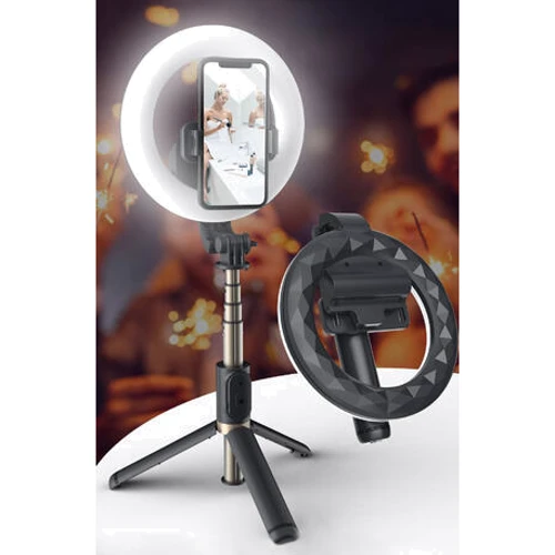 Кольцевая LED лампа с триподом и держателем для телефонов UFT UFTLL01