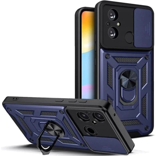 Чохол для телефона Mobile Case Camshield Serge Ring Blue для Xiaomi Redmi 12C