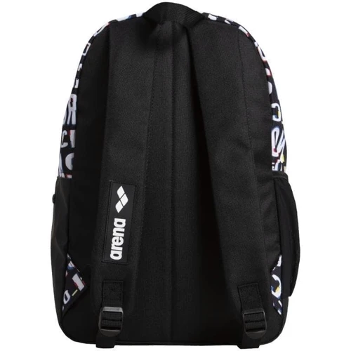 Рюкзак Arena Team Backpack 30 Allover черно-белый (002484-122): Тип ручки Плечевой ремень, Короткая ручка
