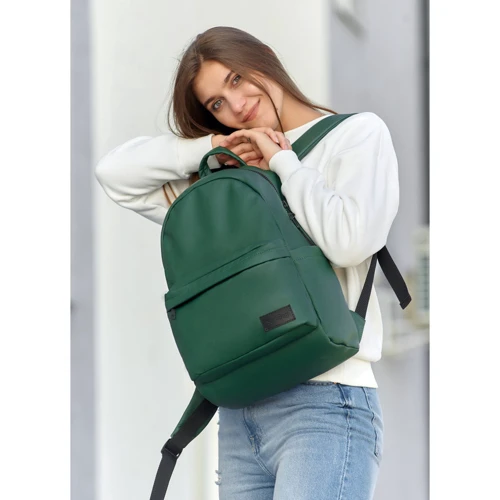 Женский рюкзак Sambag Zard 0ST зеленый (25018007): Фактура Матовая, Гладкая