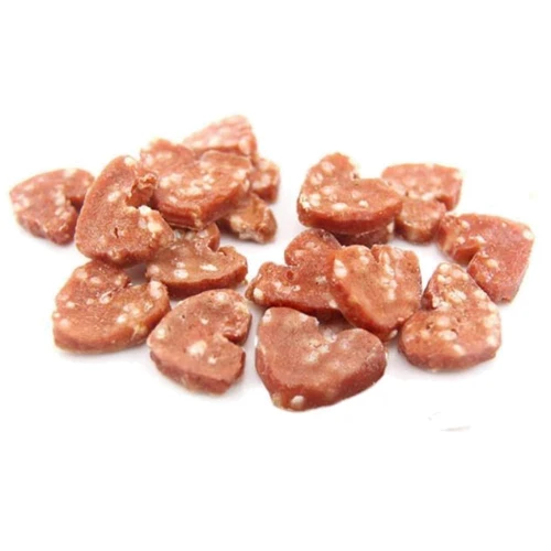 Лакомство для собак Селянські смаколики Курица с рисом в форме сердечка 2.5 см 500 г (LSC-23)