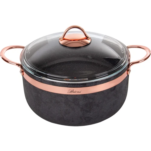 Кастрюля Brioni Antrasite Copper 26 см 6.5 л (764-007)