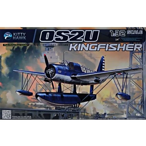 Модель Kitty Hawk Американський розвідувальний гідроплан OS2U Kingfisher (KH32016)
