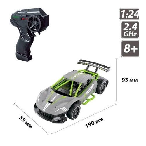 Автомобиль Sulong Toys Speed racing drift на р/у Sword серый (SL-289RHG): Форма Автомобиль