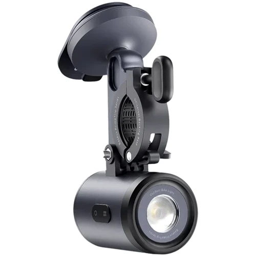 Держатель Baseus Bike Mount Holder PrimeTrip Series Dual-Color Bike Light 2in1 Set Black (C12569000121-00): Особенности магнитный, два устройства