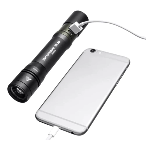 Ліхтар туристичний Mactronic Sniper 3.3 (1000 Lm) Focus Powerbank USB Rechargeable (THH0063) (DAS301749): Дальність підсвічування, м 205