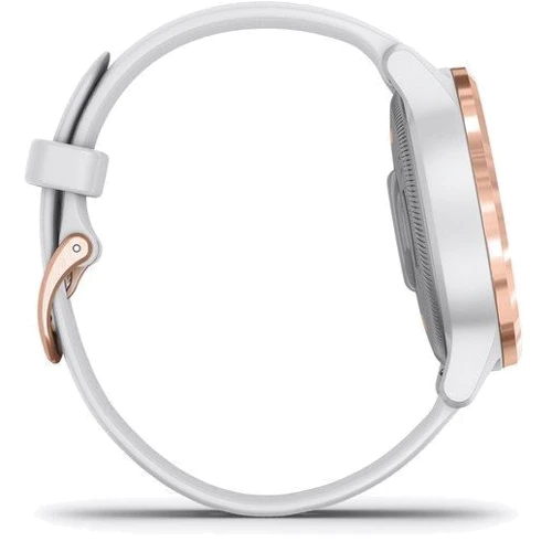 Смарт-часы Garmin vivoactive 4S Rose Gold Stainless Steel Bezel with White Case and Silicone Band (010-02172-22): Интерфейсы подключения Bluetooth, Wi-Fi
