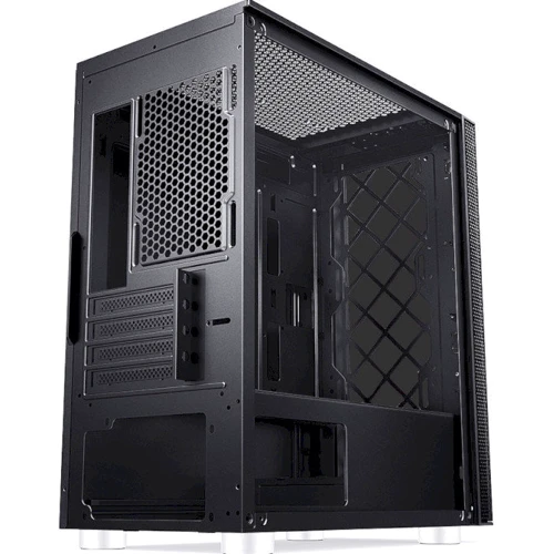 Корпус PcСooler Platinum LM300 ARGB (GAME 5): Материал передней панели пластик