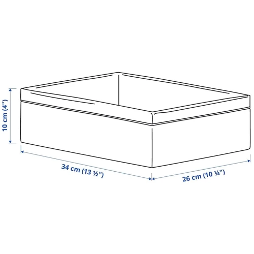 Органайзер ІКЕА BAXNA 26х34х10 см (20474366)