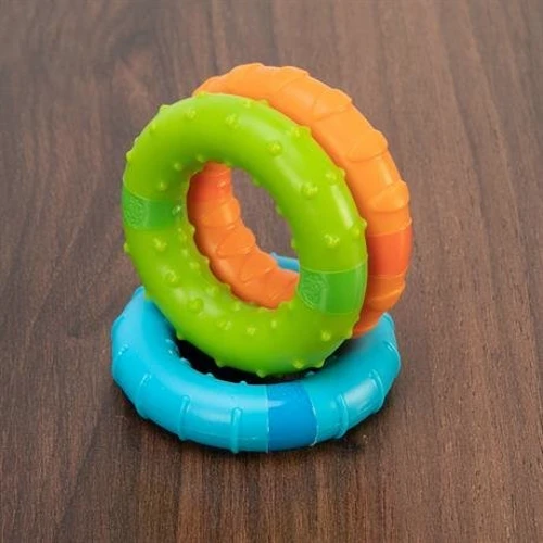 Игрушка тактильная Магнитные кольца Fat Brain Toys SillyRings 3 шт. (F269ML)