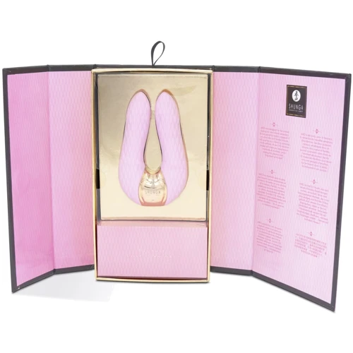 Вибратор для клитора Shunga Aiko Light Pink, гибкие кончики