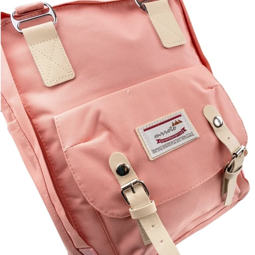 Жіночий рюкзак Valiria Fashion світло-рожевий (3DETAU2021-13): Застібка Блискавка