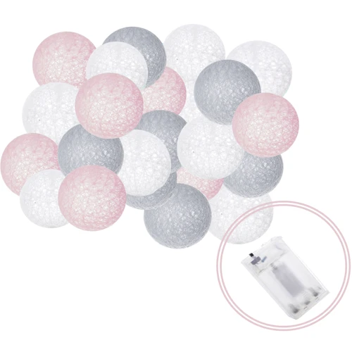 Гирлянда на батарейках Springos Cotton Balls 6 м 30 LED CL0061 Warm White: Применение Для дома