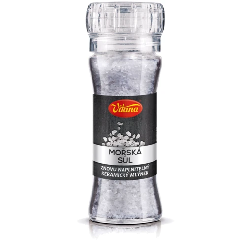 Соль Vitana морская в мельничке 150 г (8593837249985)
