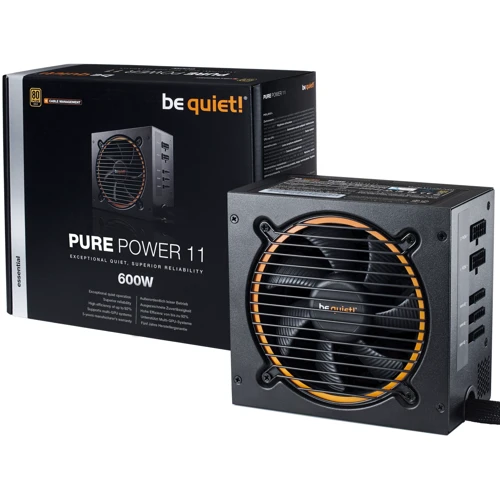 Блок питания be quiet! Pure Power 11 600W CM (BN298): Вентилятор нижней стенки 120 мм