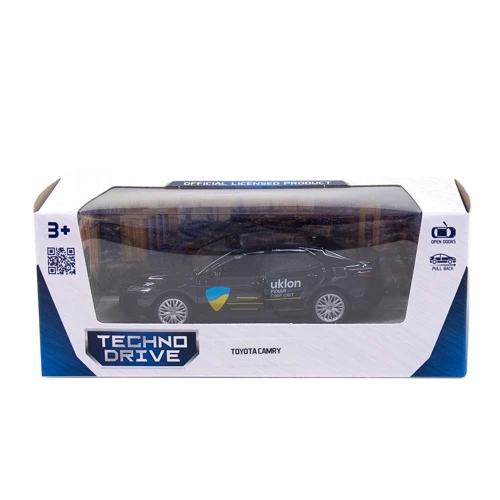 Автомодель TechnoDrive Toyota Camry Uklon чорний (250292) фото 9