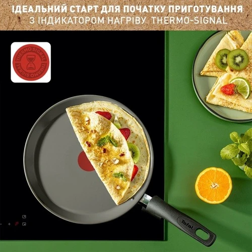 Сковорода для блинов Tefal Renewal 25 см (C4263853): Крышка в комплекте нет
