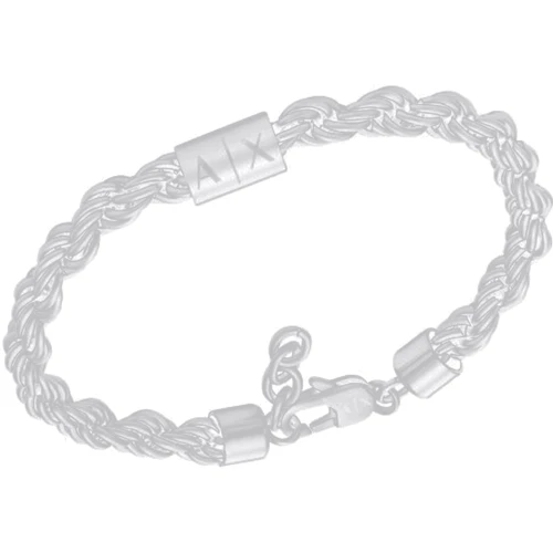 Чоловічий браслет Armani Exchange сріблястий (AXG0123040) фото 2